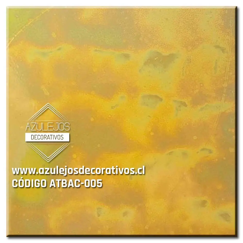 Azulejo Tornasol Amarillo Claro