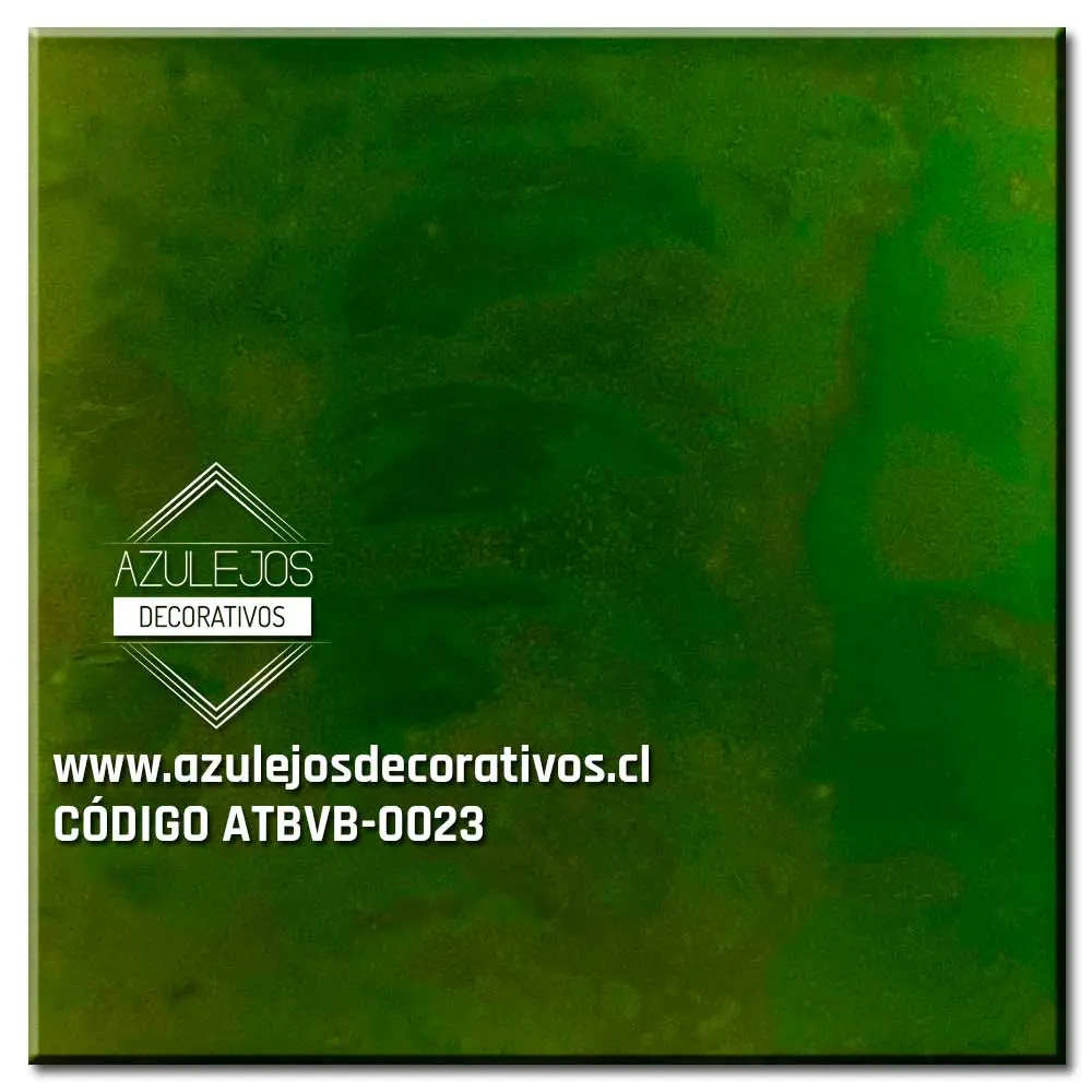 Azulejo Tornasol Verde Bosque