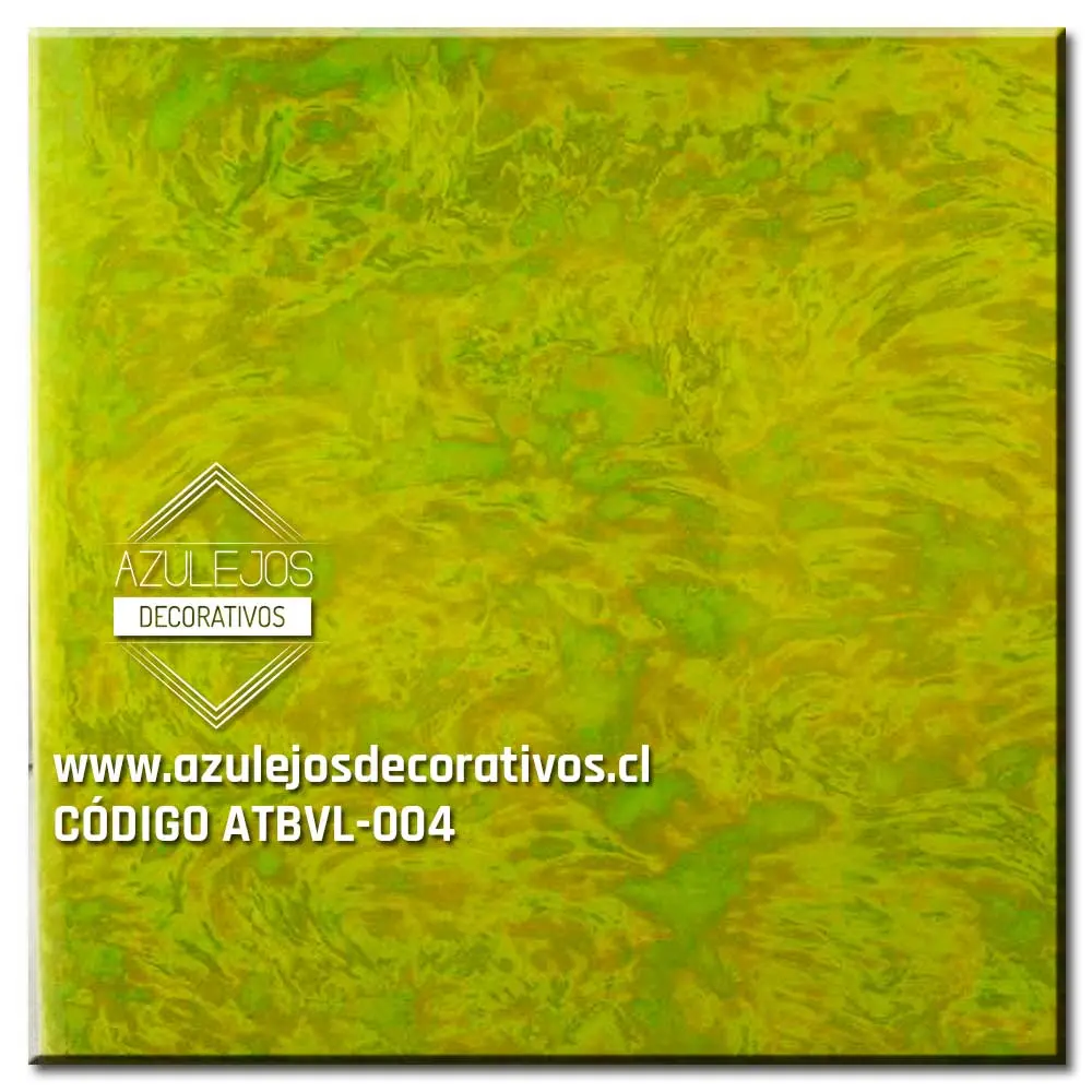 Azulejo Tornasol Verde Limon