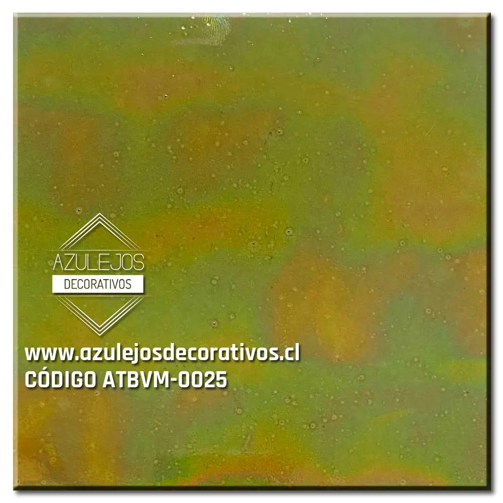 Azulejo Tornasol Verde Marino