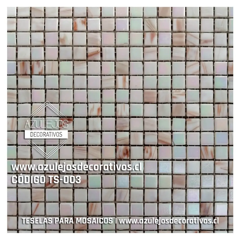 Teselas Vitreas Blancas