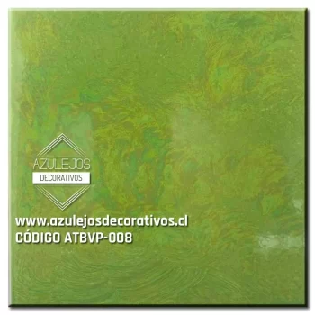 Azulejo Tornasol Verde Manzana